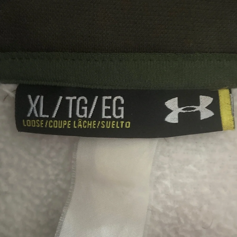 Under Armour mens XL real tree extra camo hoodie outdoor hunting fishing logo - Picture 3 of 6